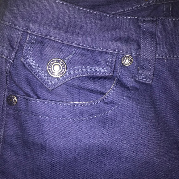 Zana Di Girls Purple Flare Bootcut Jeans Vintage Y2K/late 90s Low Rise Size 12 - Picture 6 of 14